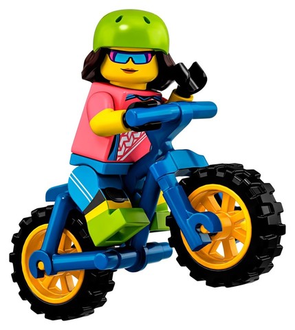 LEGO® Minifigurák col19-16 - Hegyi bringás - 19. Sorozat
