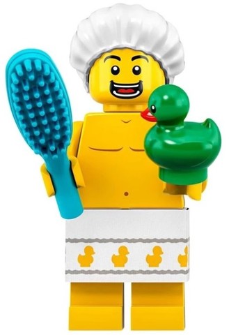 LEGO® Minifigurák col19-2 - Zuhanyzó pasas - 19. Sorozat 