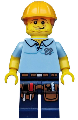 LEGO® Minifigurák col203 - Minifigura 13. sorozat - Asztalos - kiegészítő nélkül