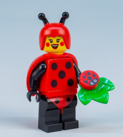 LEGO® Minifigurák col21-4 - Katicabogár jelmezes lány