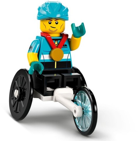LEGO® 2022 LEGO® Újdonságok col22-12 - Kerekesszékes versenyző