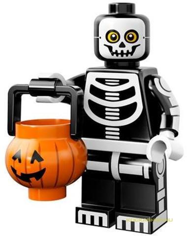 LEGO® Minifigurák col221 - Szörnyek - Minifigura sorozat - Csontváz fiú - kiegészítő nélkül