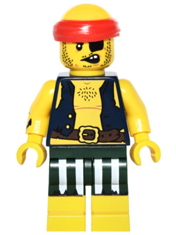 LEGO® Minifigurák col252 - Minifigura 16. sorozat - Semmirekellő Kalóz - kiegészítő nélkül