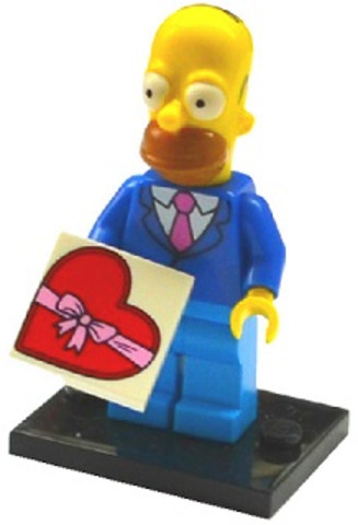 LEGO® Minifigurák colsim2-1 - Homer Simpson - kiegészítőkkel