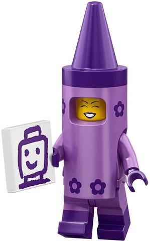 LEGO® Minifigurák coltlm2-5 - Zsírkréta jelmezes lány 