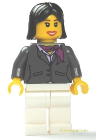 LEGO® Minifigurák cty0195 - Lila kendős lány