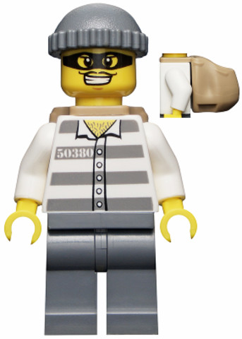 LEGO® City cty0392 - Fogoly fekete szemkendővel és hátizsákkal