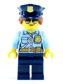 Rendőrnő minifigura
