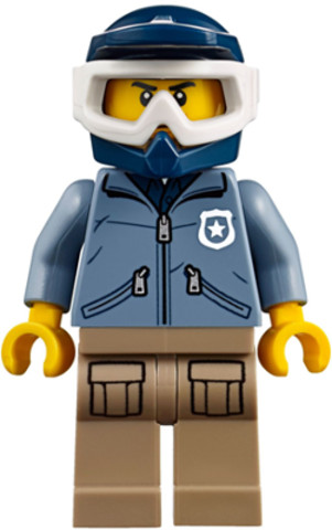 LEGO® Minifigurák cty0830 - Mountain Police - Officer Male, Dirt Bike