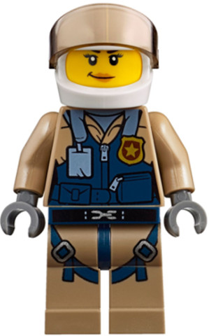 LEGO® Minifigurák cty0852 - Mountain Police - Officer Female, Helicopter Pilot
