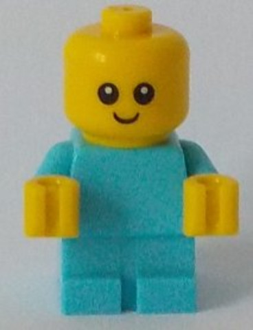 LEGO® Minifigurák cty0894 - Baby - Medium Azure Body with Yellow Hands