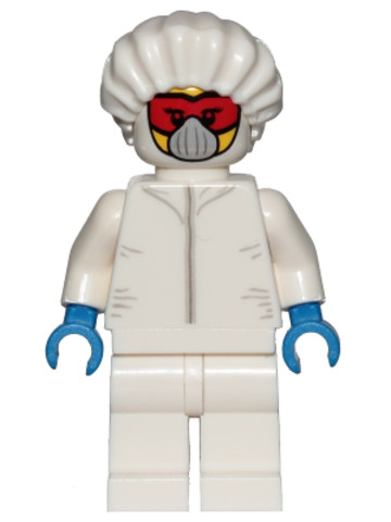 LEGO® Minifigurák cty1029 - Drone Engineer - White Safety Jumpsuit, Red Goggles and White Mask