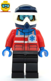 Ski Patrol Member - Female, Dark Blue Helmet