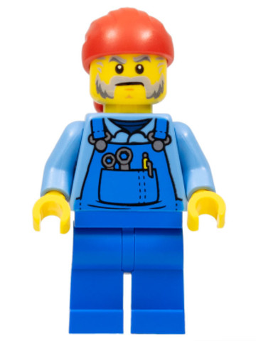 LEGO® Minifigurák cty1103 - Tow Truck Driver, Red Bandana