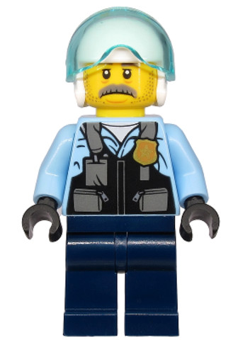 LEGO® Minifigurák cty1131 - Police - Pilot Sam Grizzled