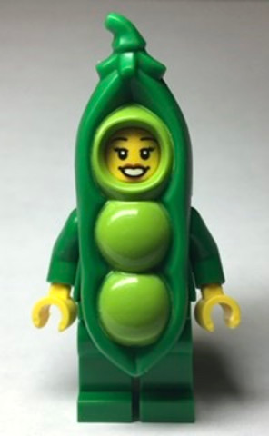 LEGO® Minifigurák cty1479 - Peapod Costume Girl - Green Jacket