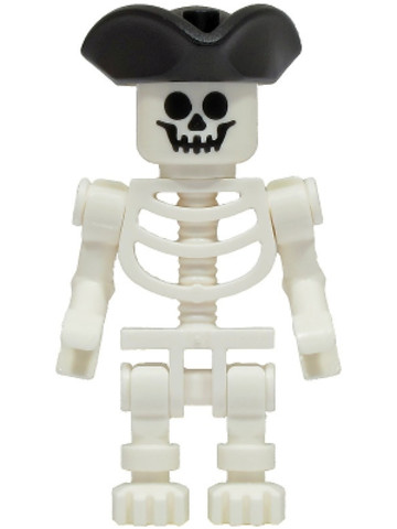 LEGO® Minifigurák cty1501 - Stuntz Skeleton - Black Pirate Triangle Hat