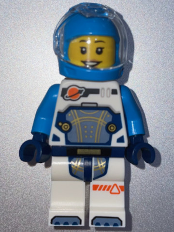 LEGO® Minifigurák cty1722 - Űrhajós – nő, fehér szkafanderben