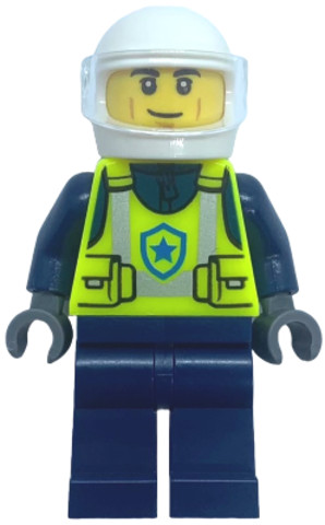 LEGO® Minifigurák cty1730 - Rendőrtiszt neonsárga mellényben