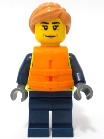 LEGO® Minifigurák cty1736 - Női rendőr minifigura biztonsági mellényben