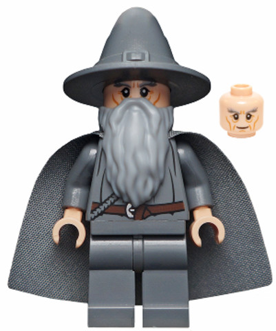 LEGO® Minifigurák dim001 - Szürke Gandalf - Varázslókalap, Dimensions Kezdőkészletből