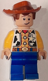 Woody - Plain Legs, Medium Nougat Chin Dimple, Sheriff Star Badge