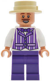LEGO® Minifigurák dis199 - Dapper Dans kvartett tag, lila nadrágban