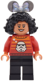 LEGO® Minifigurák dis204 - Main Street, U.S.A. Park Látogató - piros pulóverben