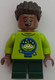 LEGO® Minifigurák dis206 - Main Street, U.S.A. parkvendég – kisfiú, Toy Story póló földönkívülivel és rakétával a hátán, sötétz