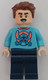 LEGO® Minifigurák dis210 - Main Street, U.S.A. Park Látogató - közép azúr pulóverben, sötétkék nadrágban