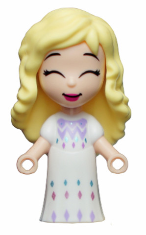 LEGO® Minifigurák dp111 - Elsa fehér ruhában