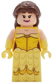 Belle - Minifigure, Dress with Gold Sparkles
