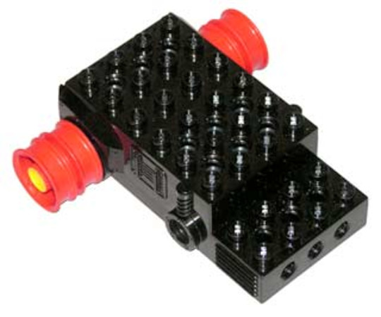 LEGO® Alkatrészek (Pick a Brick) duprcbase - Fekete DUPLO, Toolo Elemes Autó Alap