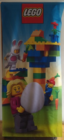 LEGO® Seasonal EasterBan01 - Lego Húsvéti Zászló