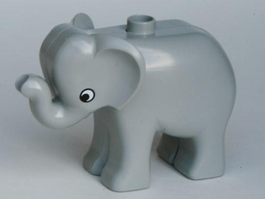 LEGO® Alkatrészek (Pick a Brick) elephc01pb01 - Világosszürke Baby elefant
