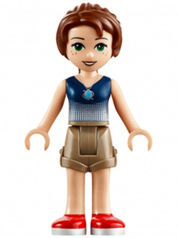 LEGO® Minifigurák elf012 - Emily Jones - Sötétbézs Nadrágban