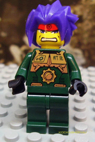 LEGO® Minifigurák exf014 - Ryo Sötétzöld ruhában