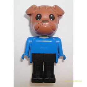 Fabuland Bulldog figura, használt