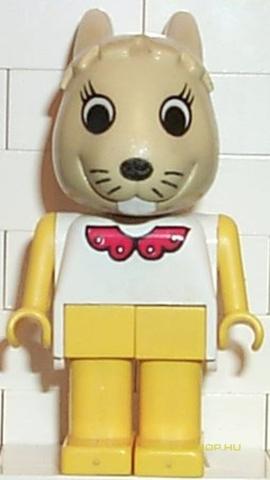 LEGO® Fabuland FAB3d - Fabuland Nyuszi figura 4, használt