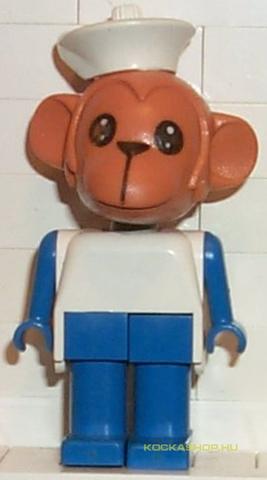LEGO® Fabuland FAB8h - Fabuland Majom figura fehér sapkában