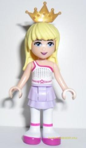 LEGO® Minifigurák FRND038 - Friends Stephanie figura, arany tiarával
