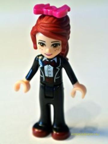 LEGO® Minifigurák FRND041 - Friends Mia figura, fekete nadrág, fekete blézer