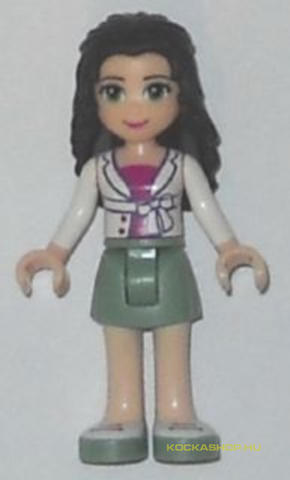 LEGO® Minifigurák frnd067 - Emma fehér felsőben, homokzöld szoknyában