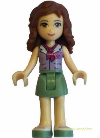 LEGO® Minifigurák frnd074 - Friends Olivia Minifigura, levendula top, zöld szoknya