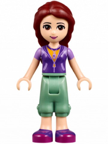 LEGO® Minifigurák frnd150 - Joy - Homokzöld Nadrágban és Sötétlila Felsőben, Síppal a Nyakában
