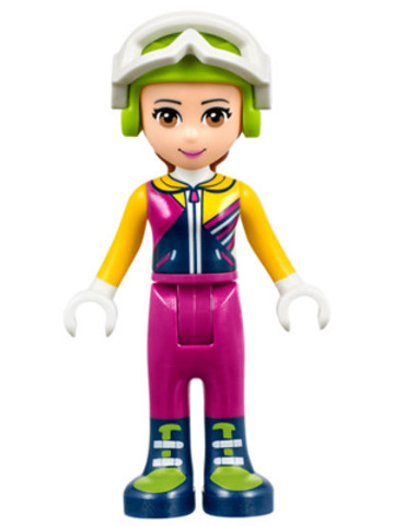 LEGO® Minifigurák frnd222 - Olivia - Magenta Sífelszerelésben