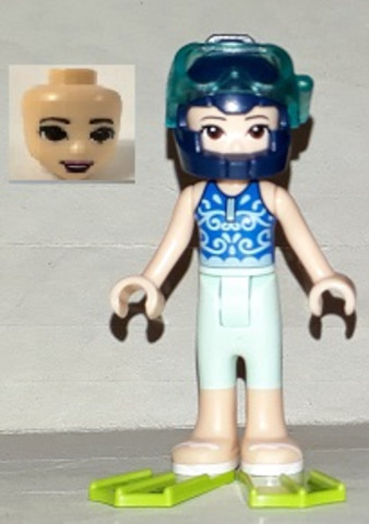 LEGO® Minifigurák frnd313 - Friends Emma - Swimsuit with Flippers