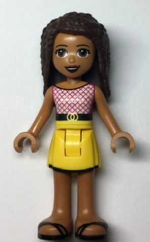 LEGO® Minifigurák frnd517 - Andrea - sárga szoknyában (Friends)