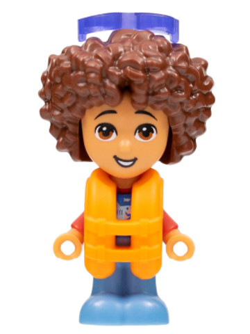LEGO® Minifigurák frnd557 - Friends Santiago - Sunglasses, Life Jacket, Shark Shirt