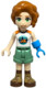 LEGO® Minifigurák frnd737 - Friends Autumn - Fehér narancssárga ujjatlan, Homokzöld rövidnadrág, Prosztetikus kar